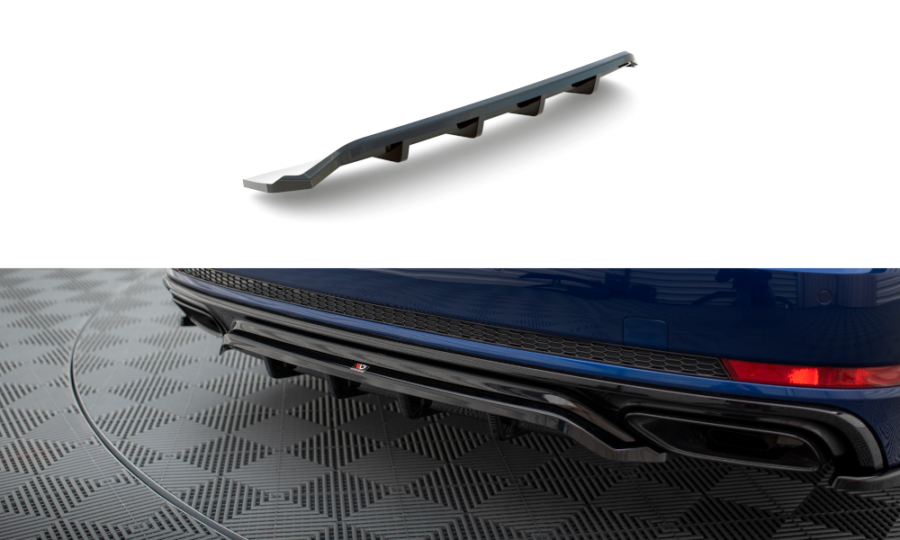 Rear splitter (with vertical bars) audi a4 competition b9