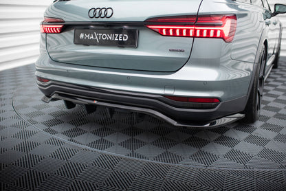 Rear splitter (with vertical bars) audi a6 allroad c8