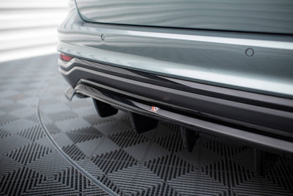 Rear splitter (with vertical bars) audi a6 allroad c8