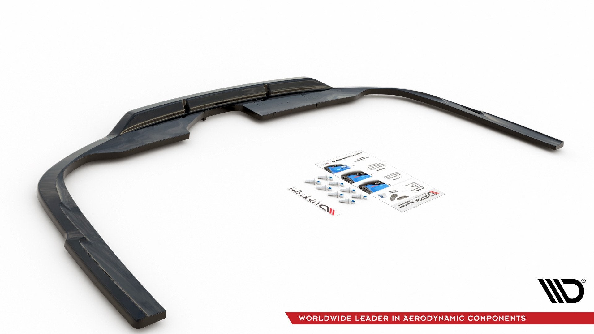Rear splitter (with vertical bars) audi a6 s-line c8
