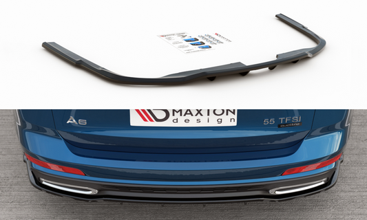 Rear splitter (with vertical bars) audi a6 s-line c8