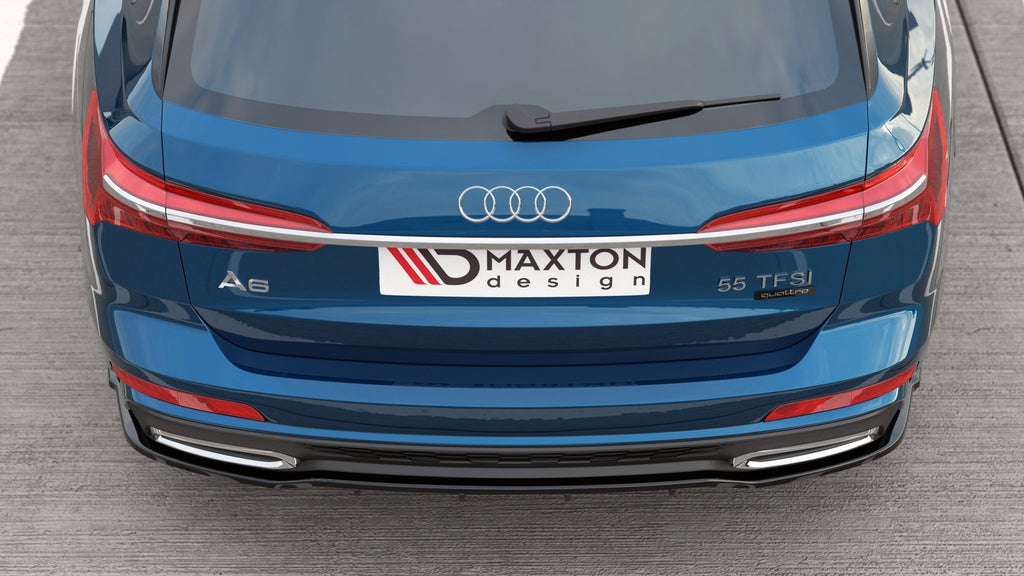 Rear splitter (with vertical bars) audi a6 s-line c8