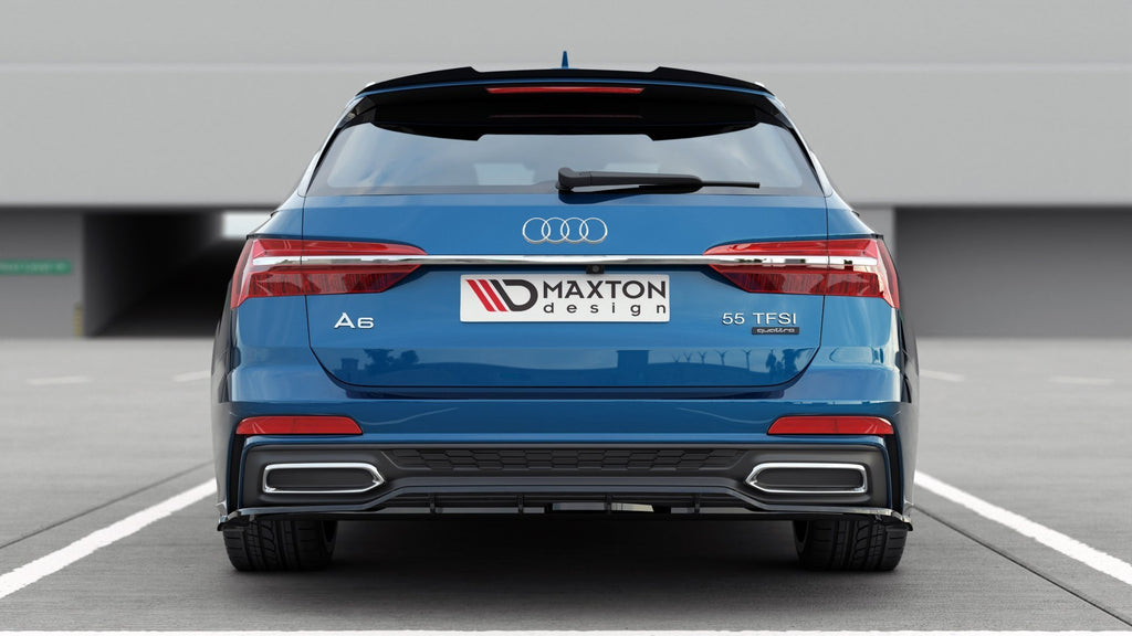 Rear splitter (with vertical bars) audi a6 s-line c8