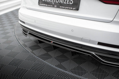 Rear splitter (with vertical bars) audi a8 s-line d5