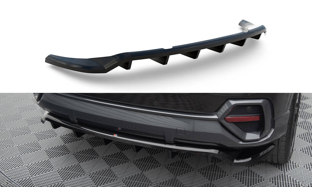 Rear splitter (with vertical bars) audi q3 sportback f3