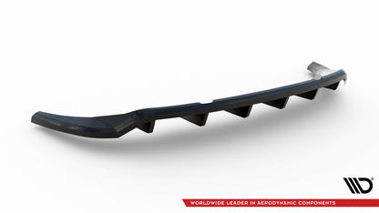 Rear splitter (with vertical bars) audi q3 sportback f3