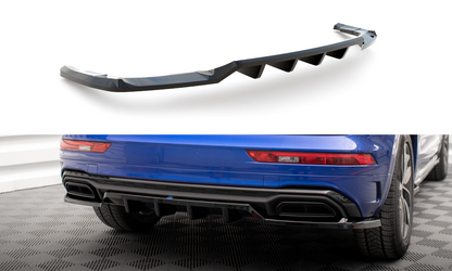 Rear splitter (with vertical bars) audi q5 s-line suv mk2 facelift