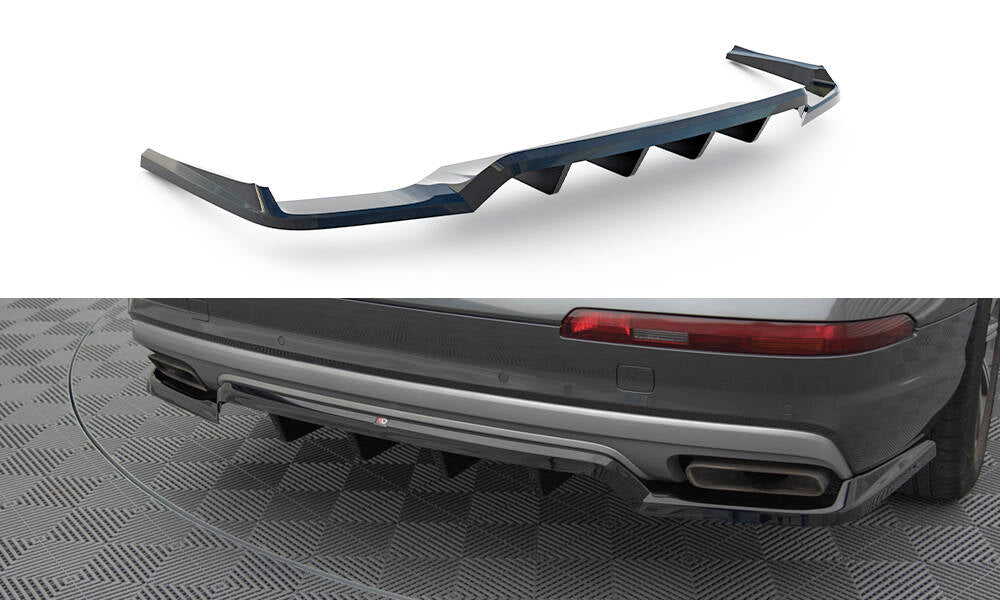 Rear splitter (with vertical bars) audi q7 mk2