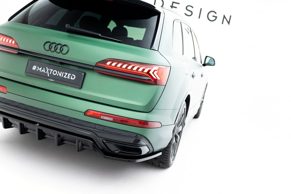 Rear splitter (with vertical bars) audi q7 s-line mk2 facelift