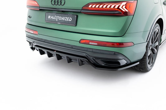 Rear splitter (with vertical bars) audi q7 s-line mk2 facelift