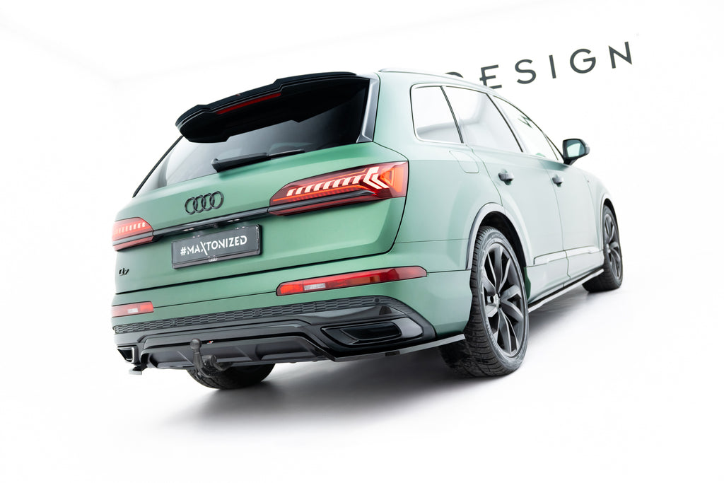 Rear splitter (with vertical bars) audi q7 s-line mk2 facelift