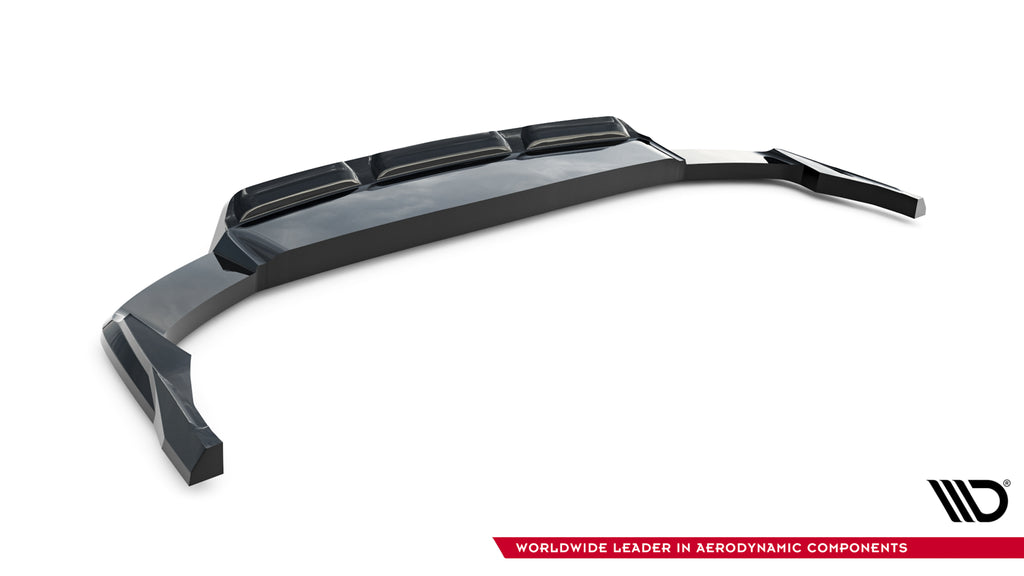 Rear splitter (with vertical bars) audi q8 mk1 facelift