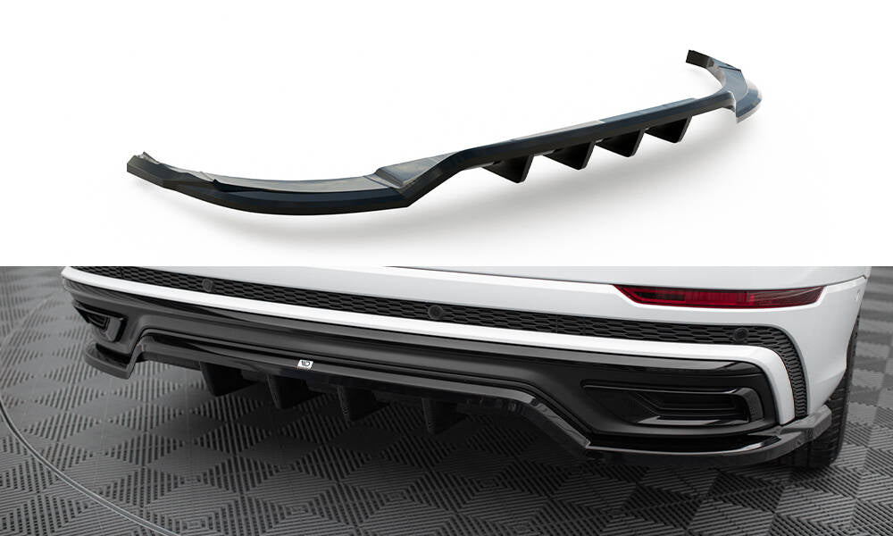 Rear splitter (with vertical bars) audi q8 s-line mk1