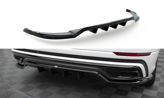 Rear splitter (with vertical bars) audi q8 s-line mk1