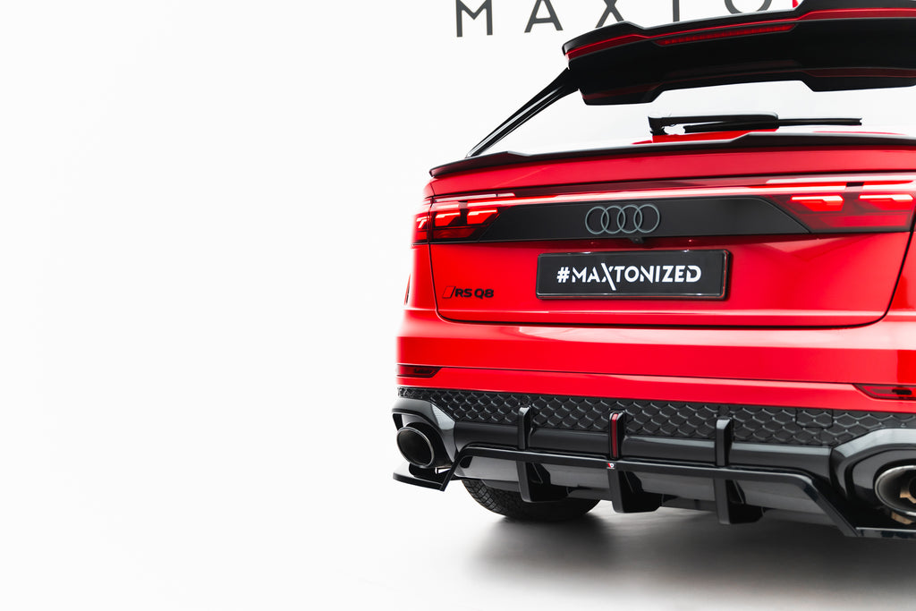 Rear splitter (with vertical bars) audi rsq8 mk1 facelift