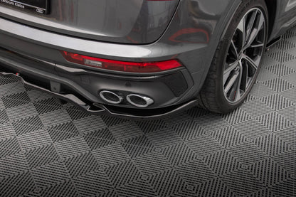 Rear splitter (with vertical bars) audi sq5 / q5 s-line sportback mk2 facelift