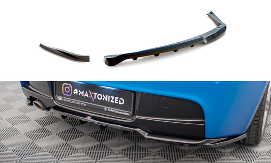 Rear splitter (with vertical bars) bmw 1 m-pack e87 facelift