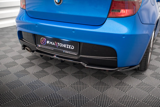 Rear splitter (with vertical bars) bmw 1 m-pack e87 facelift