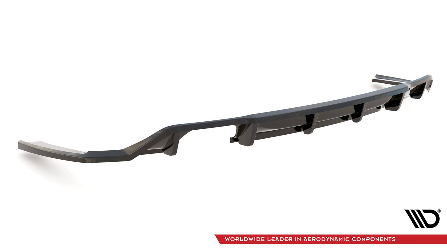 Rear splitter (with vertical bars) bmw 2 m-pack f22