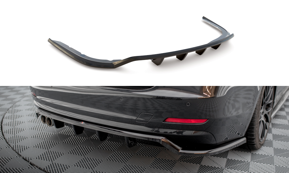 Rear splitter (with vertical bars) bmw 4 gran coupe f36