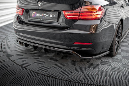 Rear splitter (with vertical bars) bmw 4 gran coupe f36