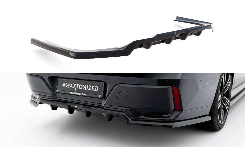 Rear splitter (with vertical bars) bmw 7 m-pack g70