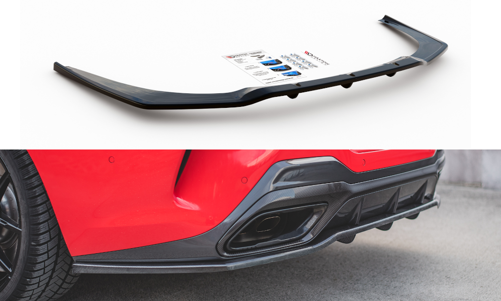 Bageste splitter (med lodrette stænger) BMW 8 coupe m-pack G15