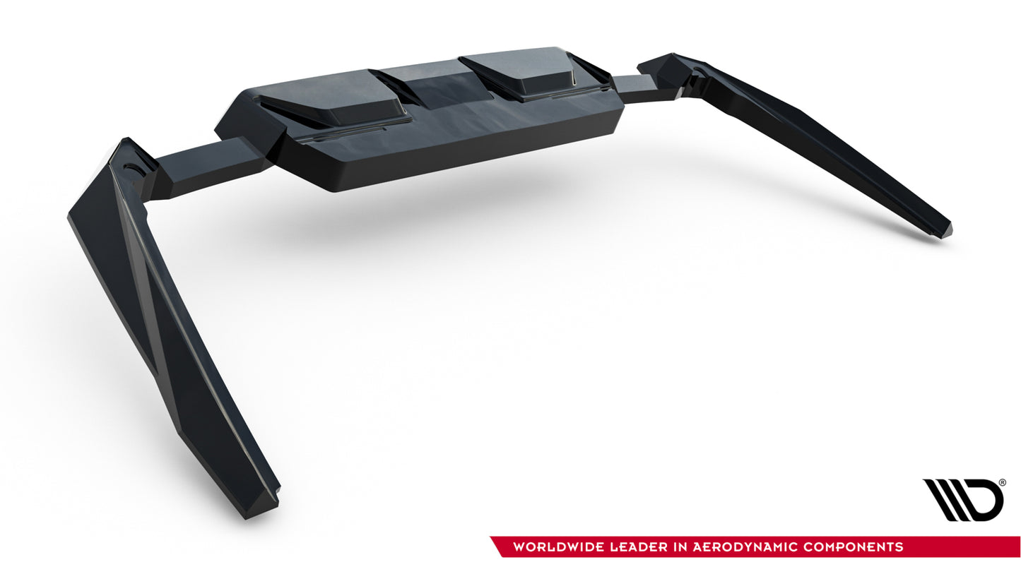 Rear splitter (with vertical bars) bmw m5 sedan / touring g90