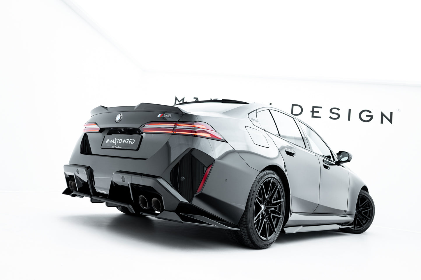 Rear splitter (with vertical bars) bmw m5 sedan / touring g90