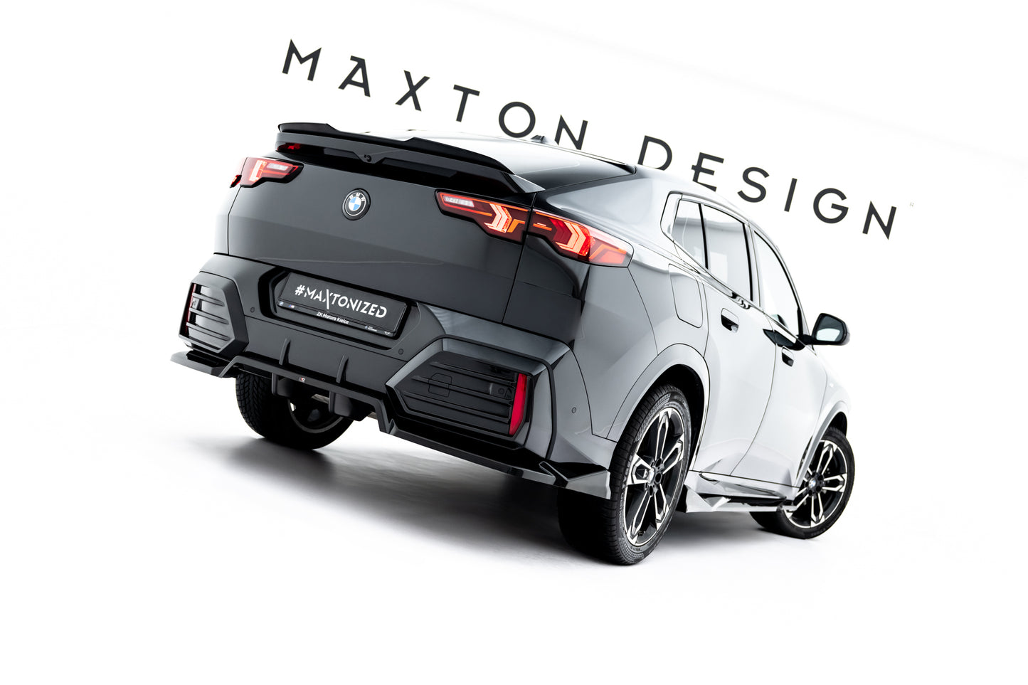 Rear splitter (with vertical bars) bmw x2 m-pack / ix2 u10