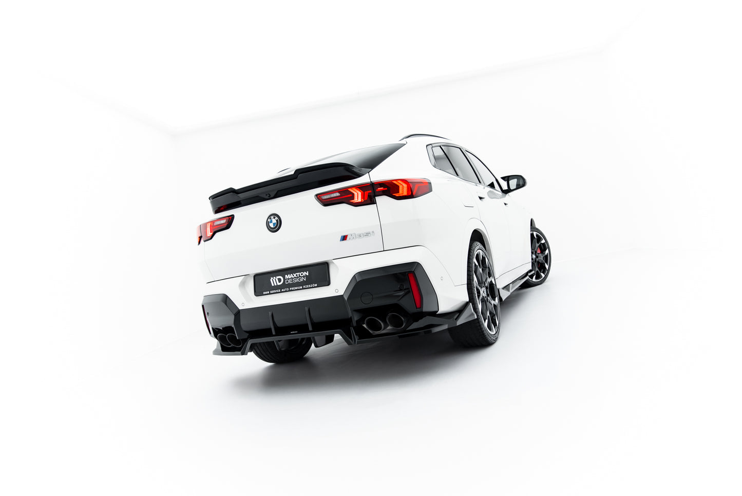 Rear splitter (with vertical bars) bmw x2 m35i u10