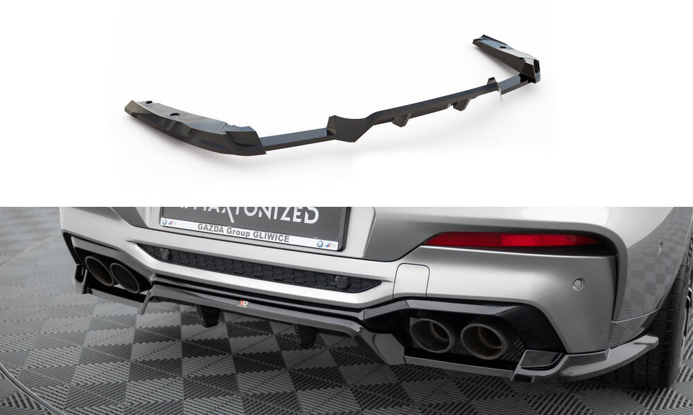 Rear splitter (with vertical bars) bmw x4 m f98