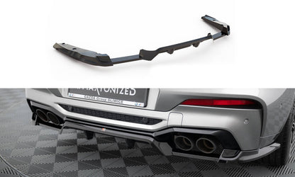 Rear splitter (with vertical bars) bmw x4 m f98