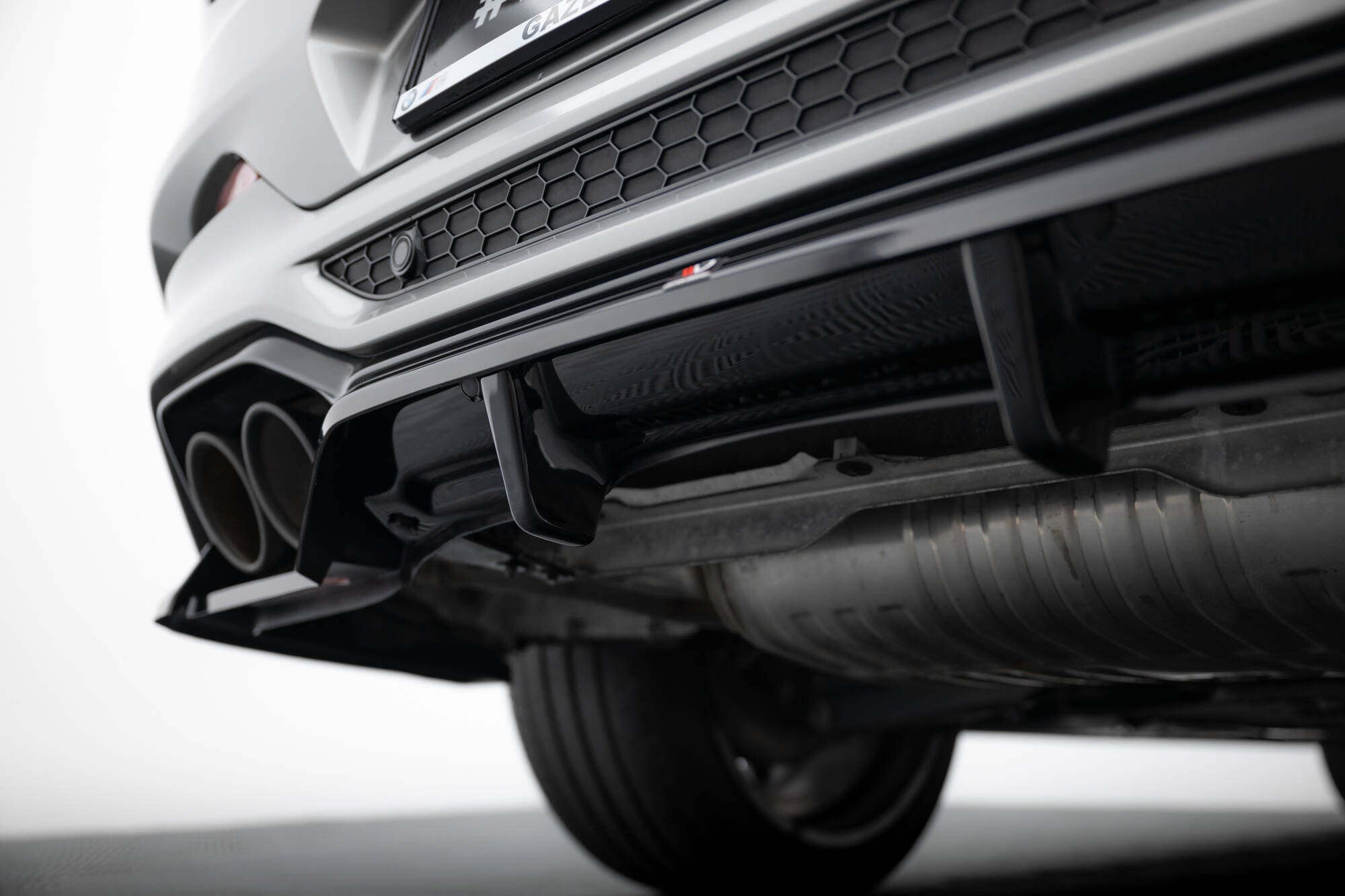 Rear splitter (with vertical bars) bmw x4 m f98