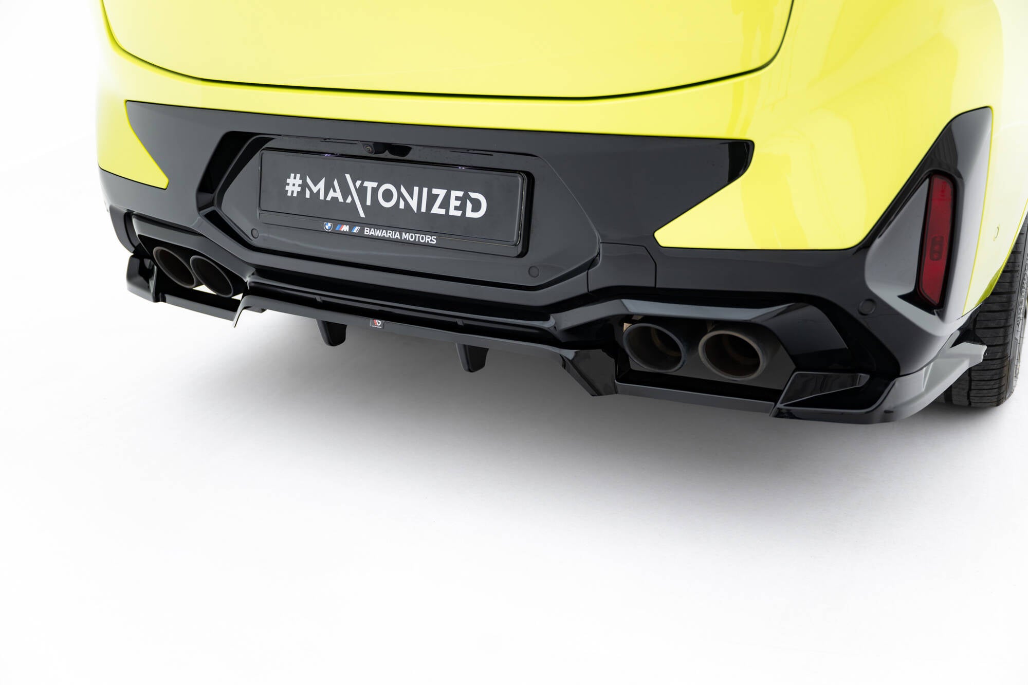 Bageste splitter (med lodrette stænger) BMW X4M F98 FACACRIFT