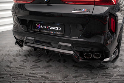 Rear splitter (with vertical bars) bmw x6 m f96