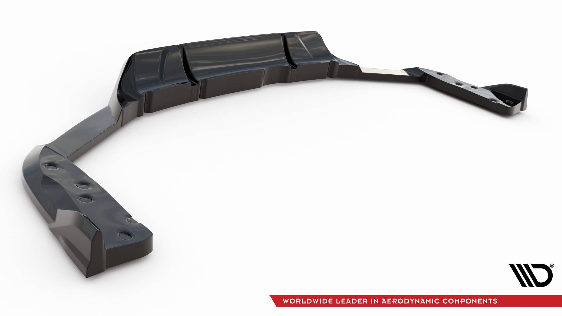 Rear splitter (with vertical bars) bmw x6 m f96 facelift