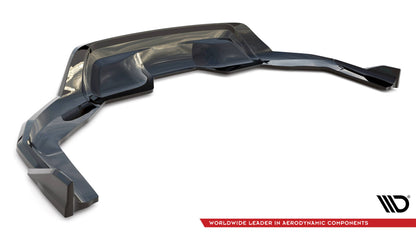 Rear splitter (with vertical bars) bmw x6 m-pack f16