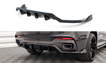 Rear splitter (with vertical bars) bmw x6 m-pack f16