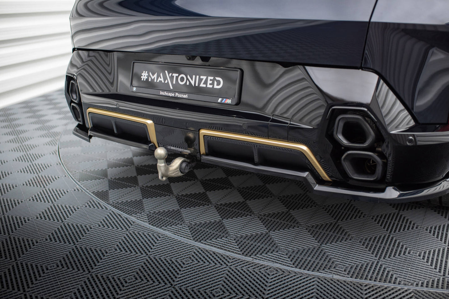 Rear splitter (with vertical bars) bmw xm g09