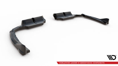 Rear splitter (with vertical bars) bmw xm g09