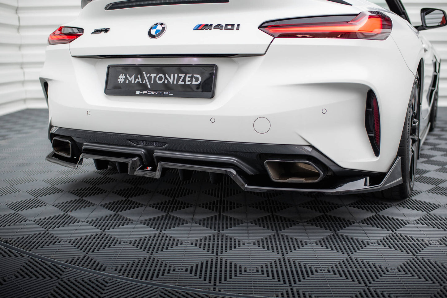 Rear splitter (with vertical bars) bmw z4 m40i g29