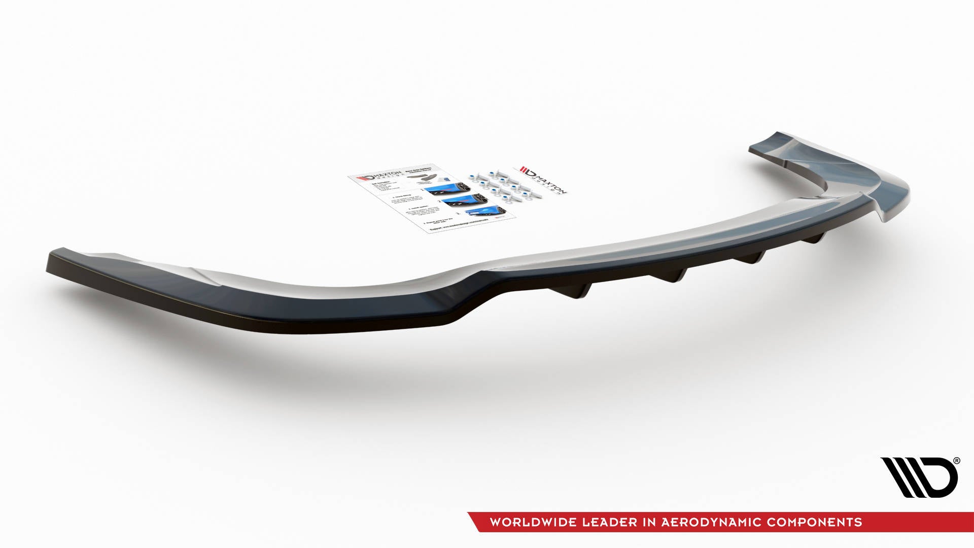 Bageste splitter (med lodrette stænger) Bentley Continental GT V8 S MK2