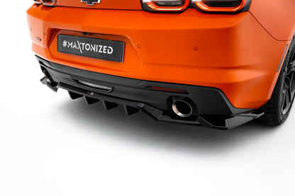 Rear splitter (with vertical bars) chevrolet camaro ss mk6 facelift