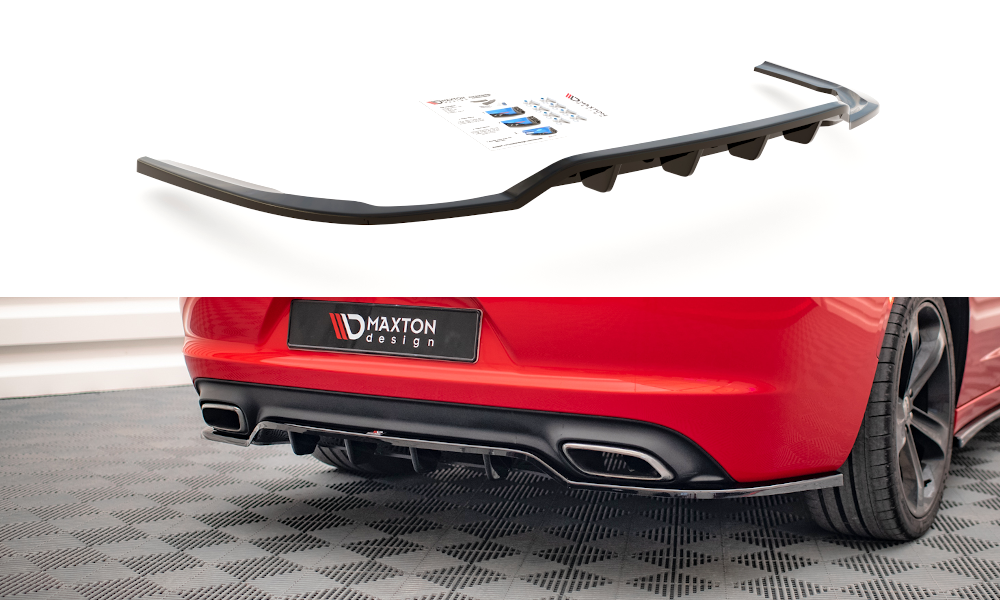 Rear splitter (with vertical bars) dodge charger rt mk7 facelift