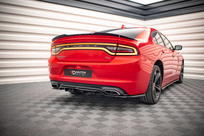 Rear splitter (with vertical bars) dodge charger rt mk7 facelift