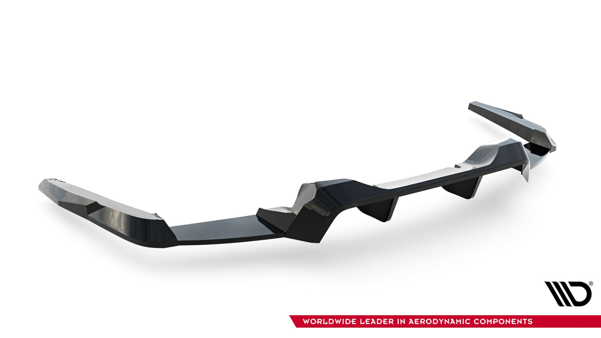 Rear splitter (with vertical bars) ford mustang dark horse mk7
