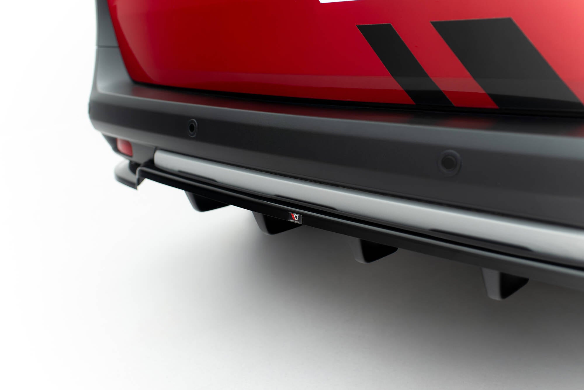 Bageste splitter (med lodrette barer) Ford Tourneo Courier MK2