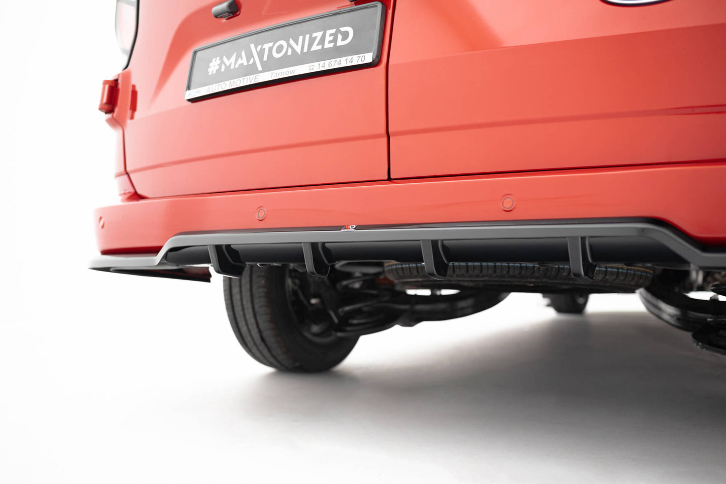 Rear splitter (with vertical bars) Ford Transit Custom / Tourneo Custom MK2