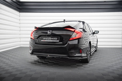 Rear splitter (with vertical bars) honda civic mk10